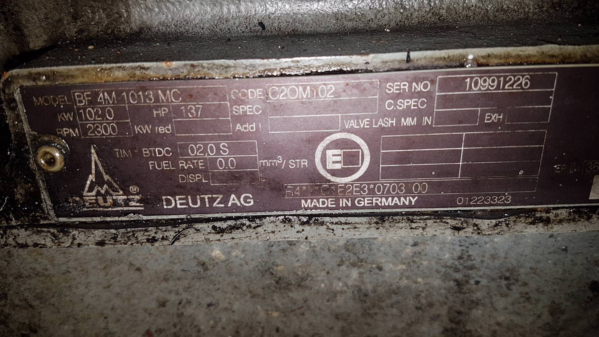 Deutz BF4M1013MC - 2