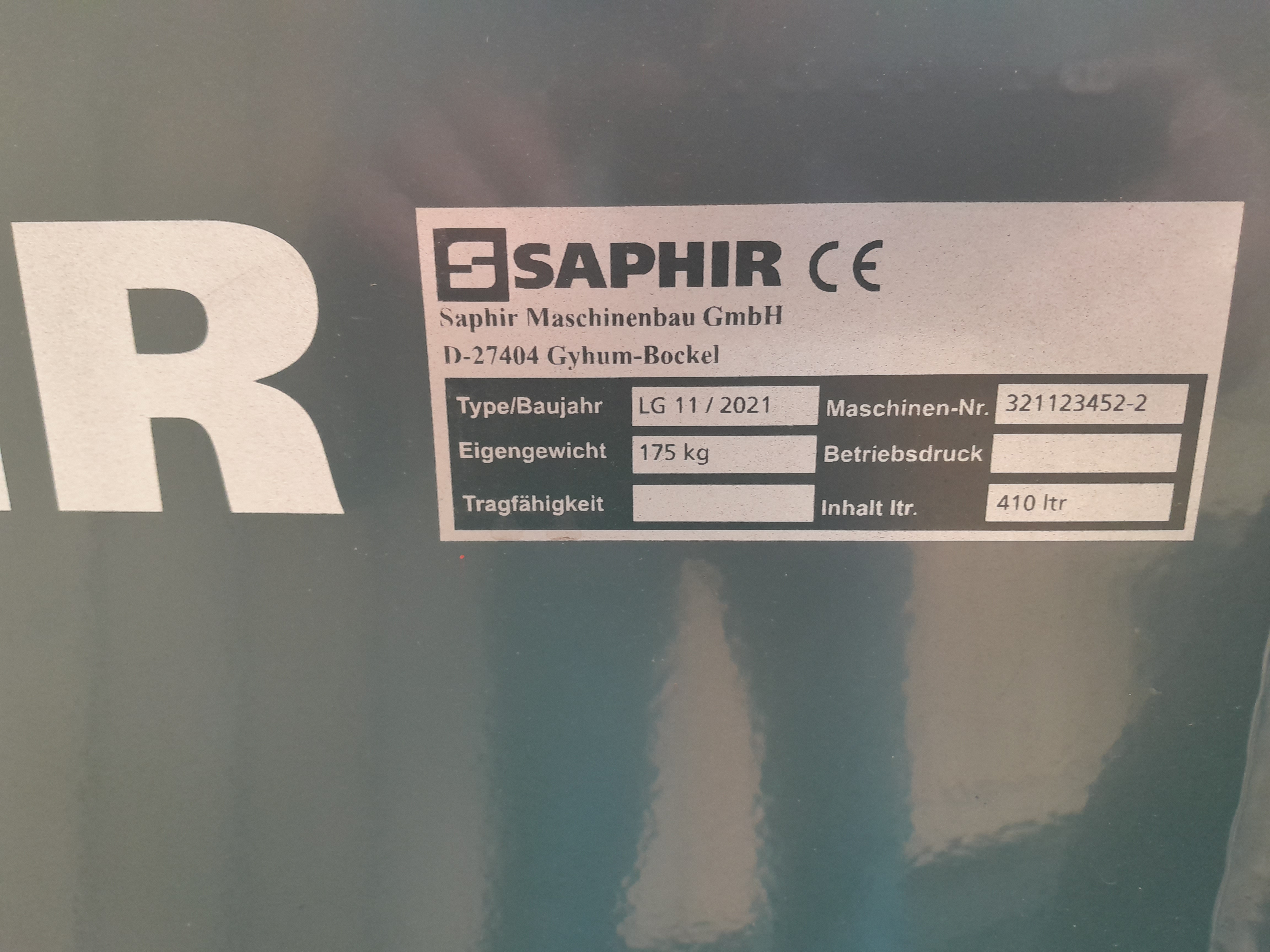 Saphir Leichtgutschaufel LG 11