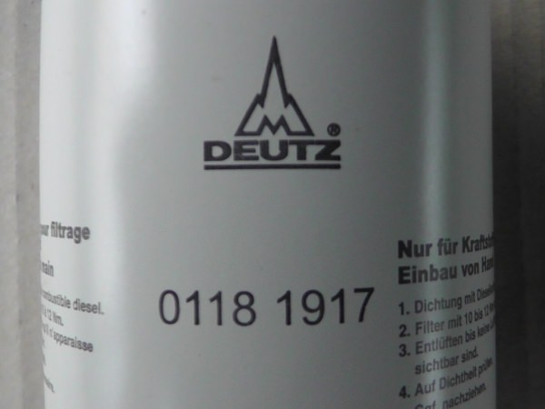 0118 1917 Kraftstoffwechselfilter Kraftstofffilter Dieselfilter